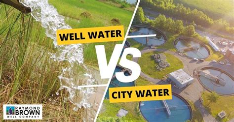 well water vs city water